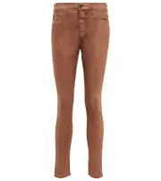 [AG Jeans] AG Jeans Farrah Skinny Ankle high-rise jeans 27 brown