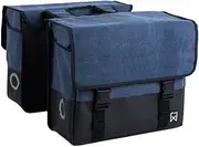WiLa Home Willex Canvas Plus Double Bag Blue/Black 30L