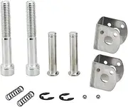 WOWTK Passenger footpeg support pin clip ball spring for Harley Softail Models 2018-2024