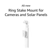 All-New Ring Stake Mount for Cameras and Solar Panels, White