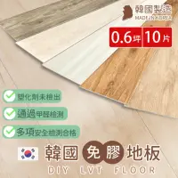 在飛比找momo購物網優惠-【樂嫚妮】10片/0.6坪 免膠仿木紋地板-加大款 木地板 
