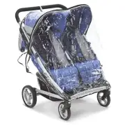 Valco Baby Rain Cover for Zee Two Double Stroller Free Shipping!!