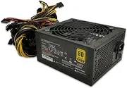 KAVJU 2000W Power Supply bitman 2000W ATX Mining Power Supply