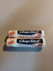 CHAPSTICK PUMPKIN PIE Flavor Lip Balm Lot of 2 New & Sealed Year Round Favorite!