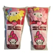 Hello Kitty and Friends MY MELODY 11" Valentine Plush Flower Yellow Pink