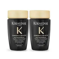 在飛比找森森購物網優惠-KERASTASE 卡詩 黑鑽極萃逆時淨髮浴(80ml)X2