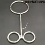 Metal Ring Neck Collar Hand Cuffs Stainless Steel Restraints Handcuffs Tools
