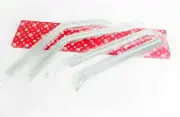 Chrome Window Vent Visors Rain Guard Sun Shield 4P E086 for Hyundai Casper 2022