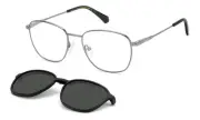 Polaroid PLD 6205/CS DARK RUTHENIUM/GREY 55/18/140 unisex Sunglasses
