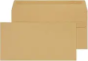 Purely Everyday DL 110 x 220 mm Wallet Self Seal Envelope - Manilla (Pack of 1000)