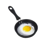 One Egg Frying Pan, Mini Induction Frying Eggs Pan, 4.7" Single Egg Durable S...