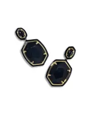 Kendra Scott Daphne Enamel Frame Drop Earrings, 1.7L