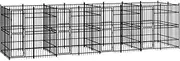 Dog Kennel Outdoor Dog Pen Dog Playpen Dog Enclosure Dog Run for Backyard, Dog Exercise Pen with Lockable Door for Small/Medium Dogs, 768 x 192 x 200 cm