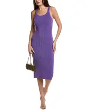 Michael Kors Collection Ribbed Sheath Dress