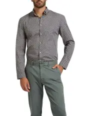 [Marcs] Geo De Janeiro Shirt in Navy Multi