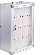School Cell Phone Cabinet Student Mobile Phone Box Wall-mounted Mobile Phone Safe Deposit Box Aluminum Alloy Mobile Phone Box(36)
