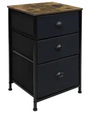 Sorbus 3Drawer End Table