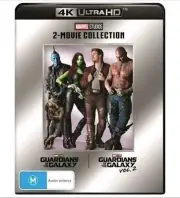 Guardians of the Galaxy Vol 1 & 2 - 4K UHD - Silver Case - Rare SEALED