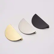 KT&CO Kitchen drawer handles luna pull half moon Albany Matt black / brushed brass /Brushed nickel