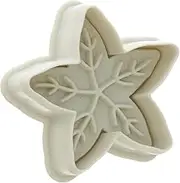 Ateco Snowflake Plunger Cutters Baking Supply, 2 by 2-Inch, Green