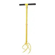 Height Adjustable hand tiller Garden Claw Twist Tiller Cultivator tiller Soil...