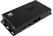 Metal Case Compatible with Raspberry Pi Official Compute Module 5 IO Board, Comes with CM5 Cooling Fan and 40PIN GPIO Adapter