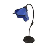 Single Lotus Lamp Blue