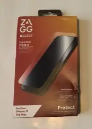 NEW ZAGG Invisible Shield Hybrid Glass Screen Protector For iPhone 15 Pro Max