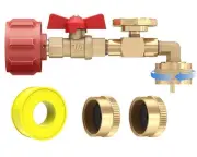 New upgrade Propane Refill Elbow Adapter 1lb to 20lb QCC1 Propane Refill Elbo...