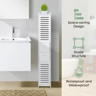 Bathroom Cabinet Storage Tall Slim Furniture Toilet Cupboard 118cm Shelf Rack AU