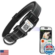 Dog Collar with QR Code, Reflective Pet Collar, Soft Neoprene Padded and Safe