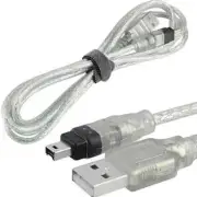 USB Male to Firewire IEEE 1394 4Pin Data Transfer Male Cable Cord Converter