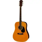 Aria AWN-15 Prodigy Series Acoustic Dreadnought Guitar - Orange Gloss
