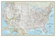 United States Classic [Poster Size and Laminated] (National Geographic: Reference Map): Wall Maps U.S.