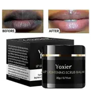 Baicccf 20g Lip Lightening Scrub Balm Exfoliating Lightens Dark Lips Bleaching Cream