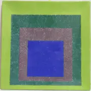 Josef Albers Ceramic Homage To A Square Platter New In Box