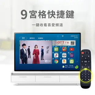 大通 OTT-1000 電視盒 機上盒 網路電視盒 4K合法 藍芽 Youtube