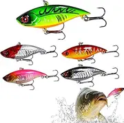 Fishing Lures Kit - Fish Lure Set Simulation Fishing Lures Bait Kit,Reusable Water Fishing Lures Fishing Gear and Equipment with Hooks