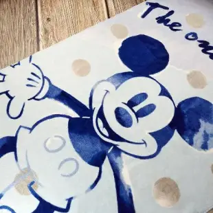 【Disney 迪士尼】水彩米奇浴巾