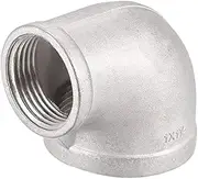 XYWHPGV Stainless Steel 304 Cast Pipe Fitting 90 Degree Elbow 1-1/2 BSPT Female X 1BSPT Female Thread(3c9bc dda54 7b6d8 17337 1d3d5 d5b3a