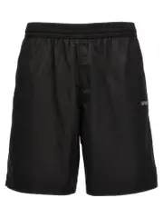 [Off-White] Off-White-Arrow Surfer Beachwear Bianco/Nero-Uomo S White/Black