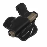 Hunting Leather Pistol Holster OWB Handgun Holder For Glock 1911 Ruger Sig Sauer