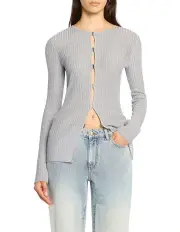 [Sass & Bide] Shimmer Nights Cardigan in Silver