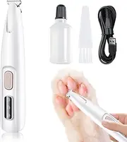Pet Micro Precision Trimmer, 2024 New Rechargeable Low Noise Cordless Dog Paw Trimmer with LED Light, Multifunctional Waterproof Pet Paw Hair Trimmer for Paws Eyes Ears Face Rump /953