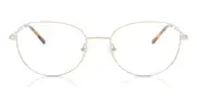 Full Rim Cat Eye Gold SmartBuy Collection Bran TT-142 001 Fashion Women Eyeglasses