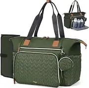 Tonyeee Luxury Diaper Bag Tote,Baby Bags for Mom Travel Diaper Tote Messenger Purse,Lightweight Maternity