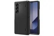 SPIGEN Galaxy Z Fold 6 Case, 2024 Genuine Tough Armor Pro S Pen Stylus Holder Hard Case for Samsung - Black