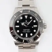 2025 New Rolex 124060 Submariner 41mm No Date Steel Ceramic Automatic Mens Watch