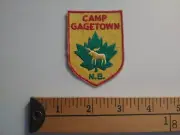 * 1 RARE 70S VOYAGER CAMP GAGETOWN N.B. CANADIAN FORCES ARMY CFB PATCH CREST *