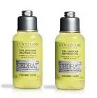 2 PC L'Occitane En Provence CEDRAT Men's Shower Gel Travel Size 2.5 oz. X 2 New